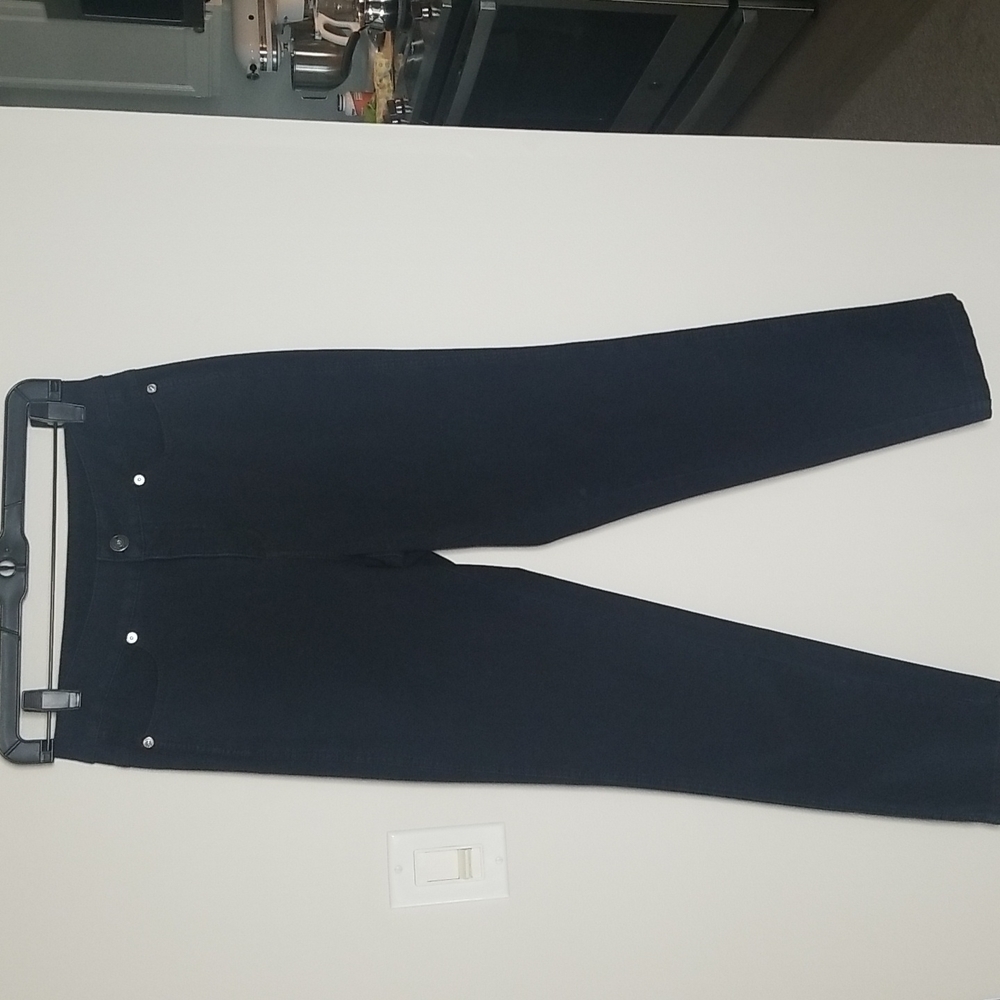 ISAACMIZRAHI LIVE pant/ jean flap snap rear pockets